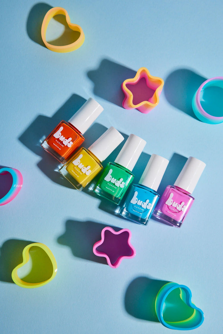 Hanami buds kids non toxic nail polish range