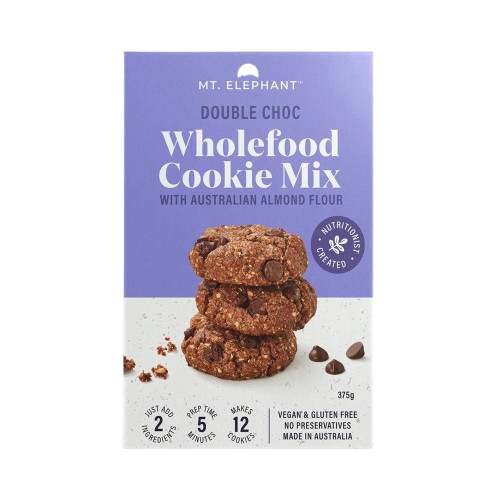mt elephant double choc chip cookie mix