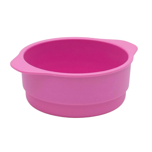 bobo&boo plant based snack bowl in pink