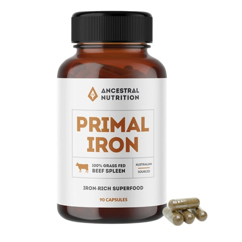 Primal Iron – Grass-Fed Beef Spleen Capsules | Ancestral Nutrition