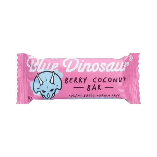 blue dinosaur bar - berry coconut