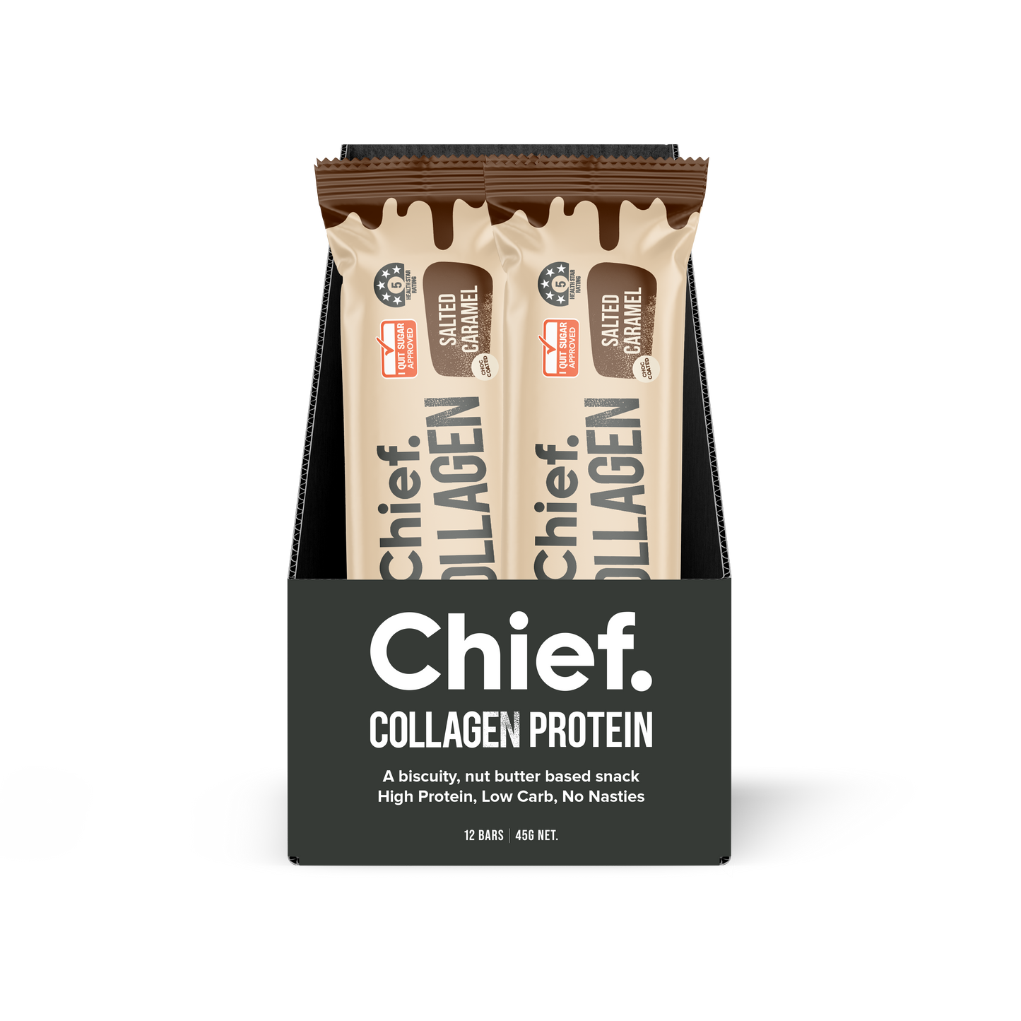 Collagen Protein Bars - Choc Salted Caramel