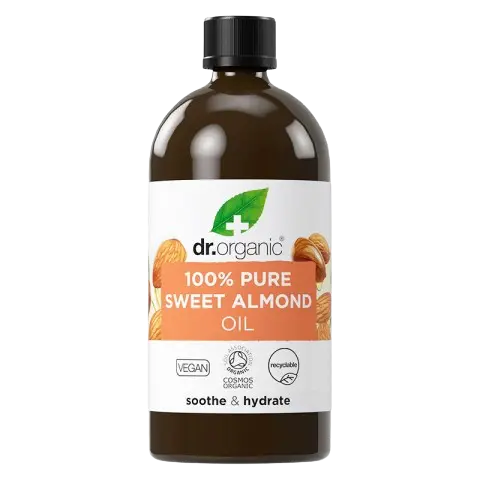 dr organic 100% pure sweet almond oil