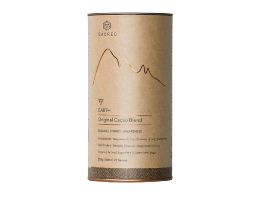 scared taste, earth, original cacao blend