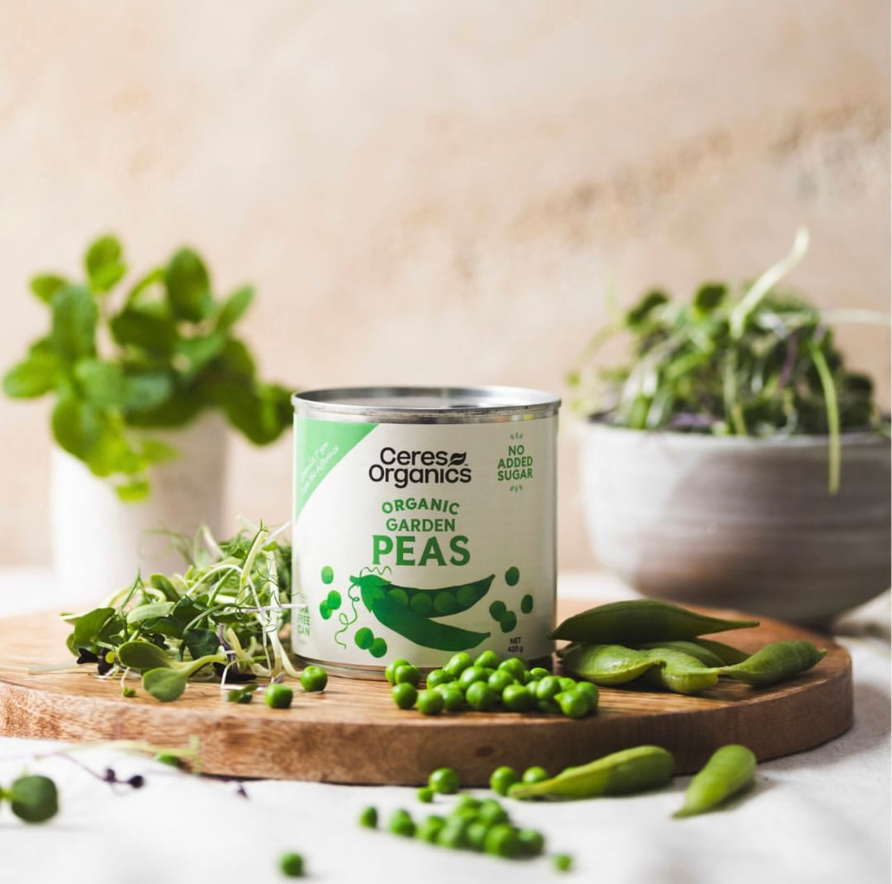 Organic Garden Peas