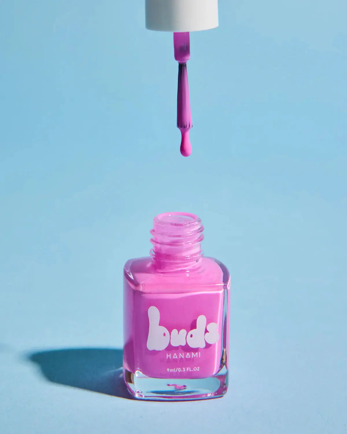 Hanami Buds kids nail polish in fairyfloss pink