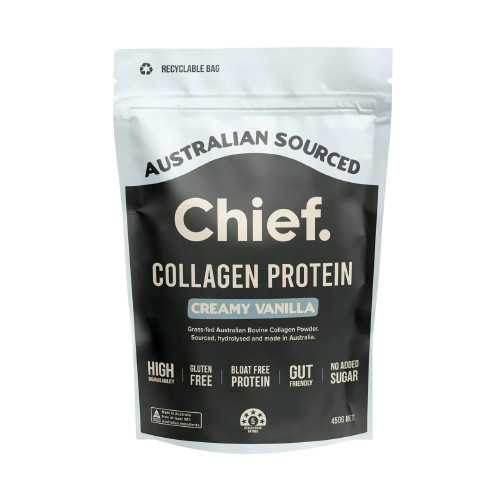 Chief Collagen Protein package creamy vanilla flavour