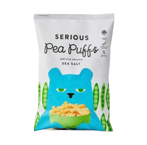 Serious Pea Puffs - Sea Salt SERIOUS FOOD CO