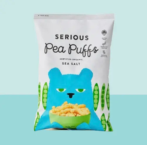Serious Pea Puffs - Sea Salt SERIOUS FOOD CO