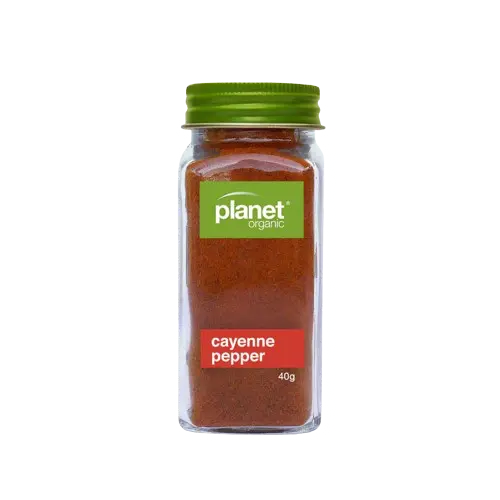 Cayenne Pepper Powder 40g - Certified Organic PLANET ORGANIC
