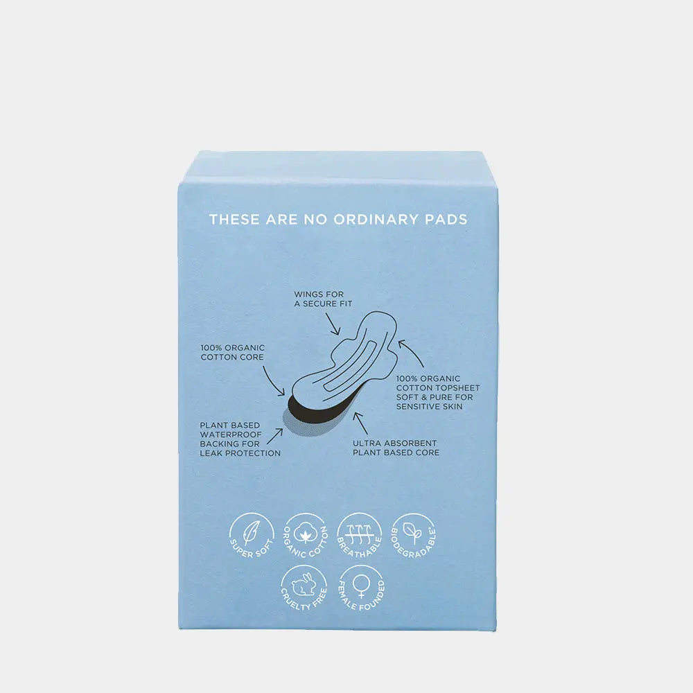 tom organic, the tom co, organic pads, organic period care, organic menstrual care, natural period care, feminine hygiene, pads, ecofriendly