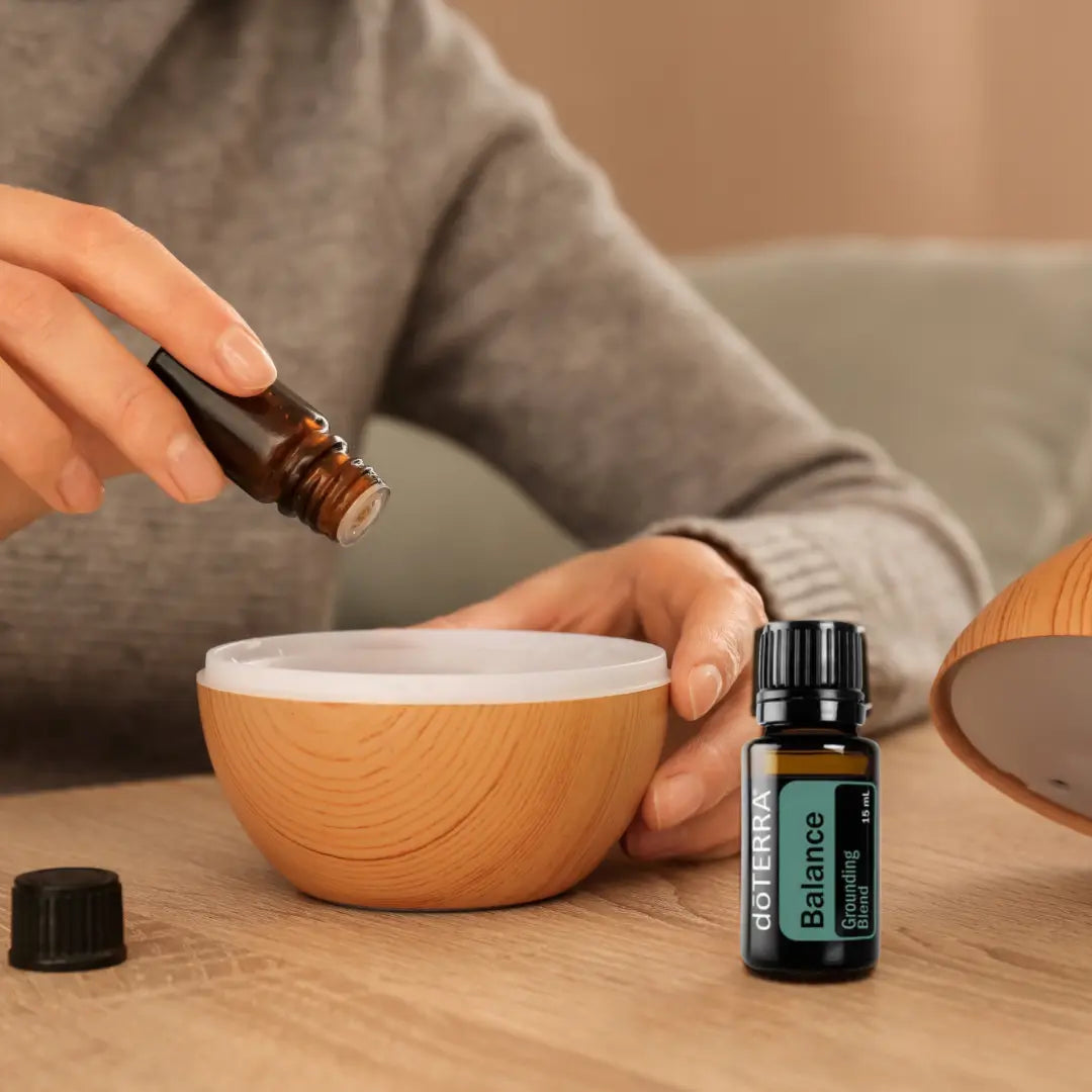 doterra, balance, balance essential oil, essential oil, oil diffuser