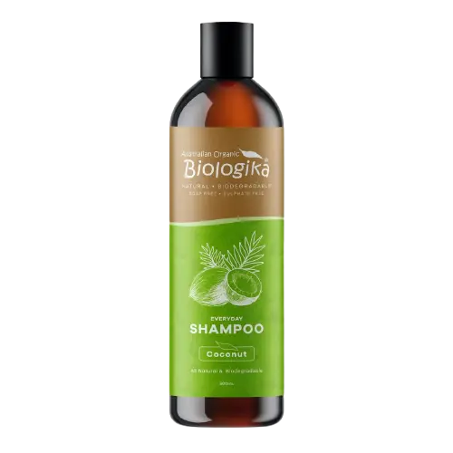biologika, organic shampoo, biologika shampoo, coconut shampoo, natural shampoo, front, additive free