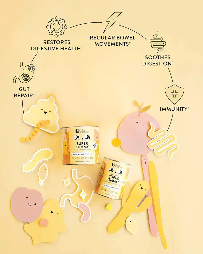 nutra organics, super tummy, superfoods for kids, info