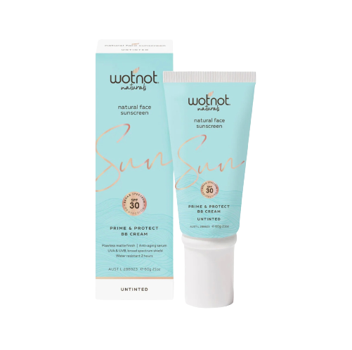 wotnot naturals, natural face sunscreen, face sunscreen, untinted