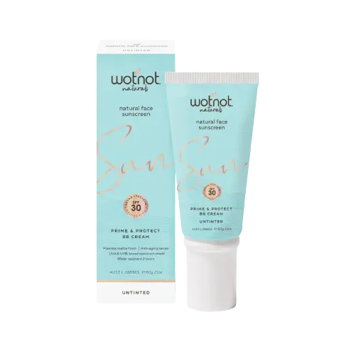 wotnot naturals, natural face sunscreen, face sunscreen, untinted