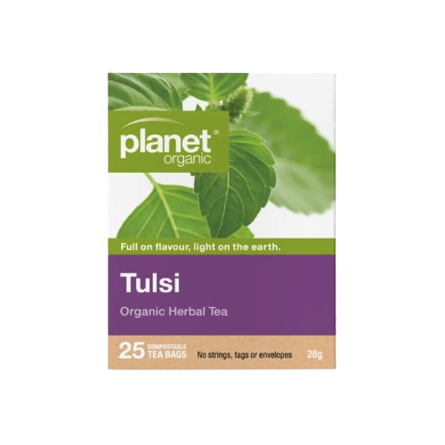 Planet Organic Tulsi Tea | Certified Organic Herbal Tea