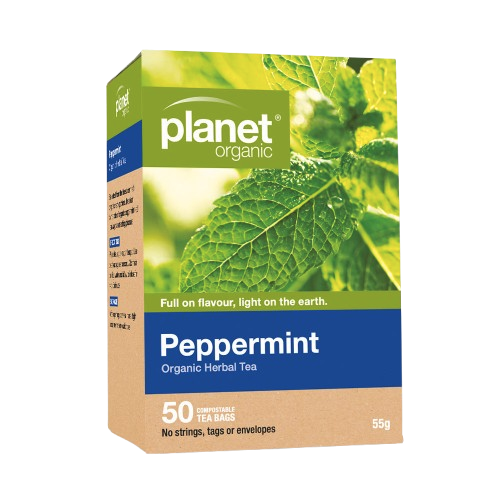 planet organic peppermint tea bags