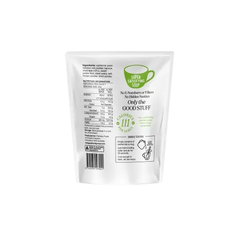 plantasy foods plant based vegan soup cock-a-leekie back