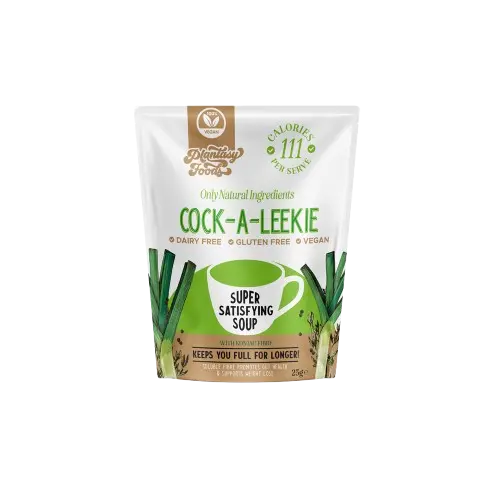 plantasy foods plant based vegan soup cock-a-leekie front