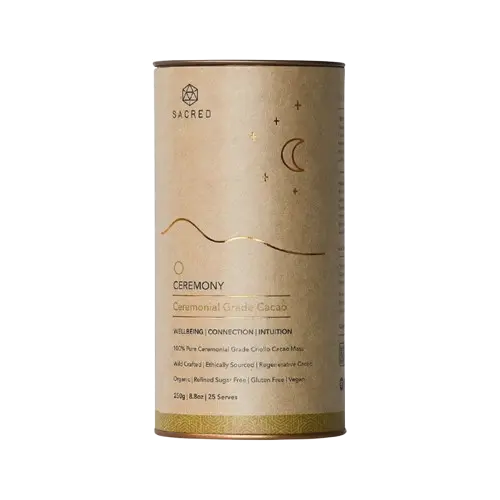 sacred taste wild crafted Ceremonial Grade Cacao