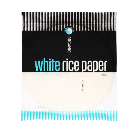 Organic White Rice Paper SPIRAL FOODS