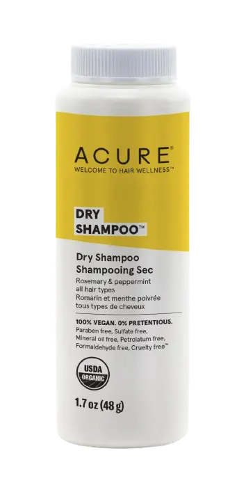 Acure dry shampoo for all hair types