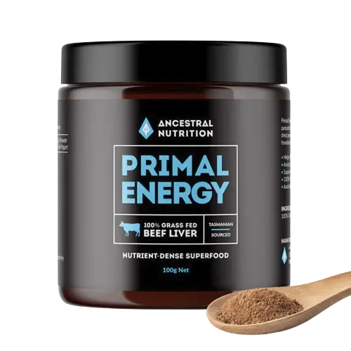 Primal Energy - Grass Fed Beef Liver ANCESTRAL NUTRITION