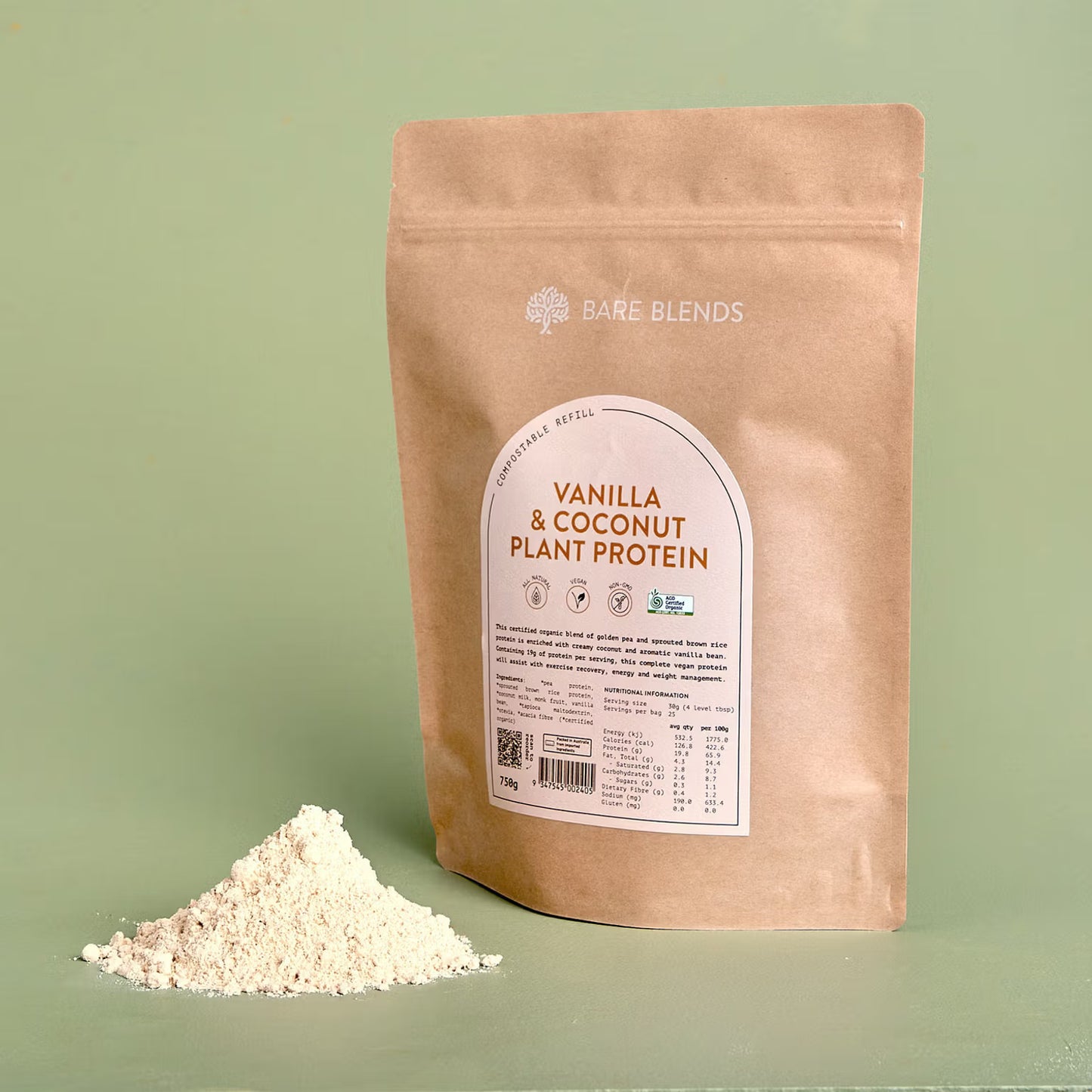 Vanilla Coconut Plant Protein