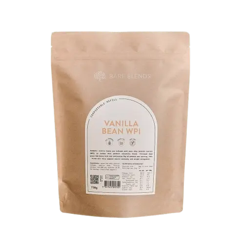 bare blends, vanilla bean wpi, whey protein isolate, additive free