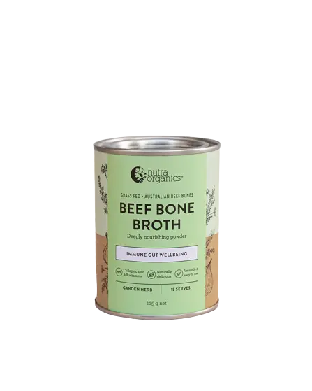 Beef Bone Broth Garden Herb NUTRA ORGANICS