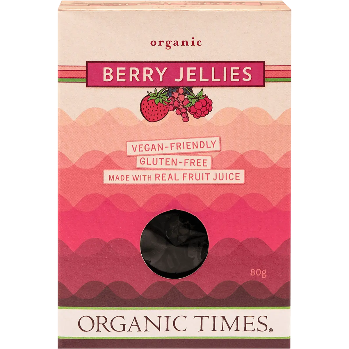 organic times berry jellies box