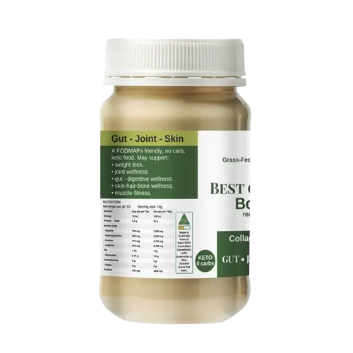 best of the bones original bone broth concentrate jar side