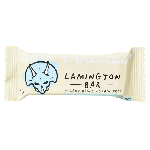 blue dinosaur bar - lamington