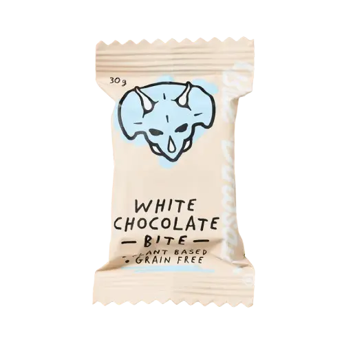 White Chocolate Bite BLUE DINOSAUR