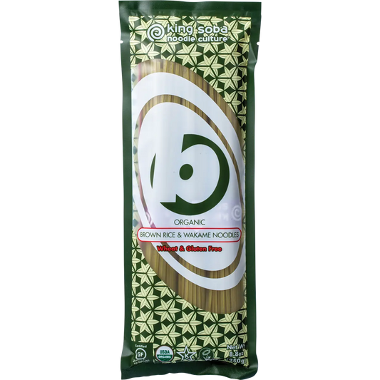 king Soba Brown rice and wakame noodles