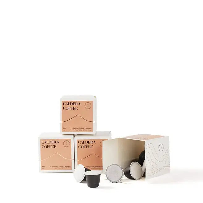 caldera coffee compostable coffee pods