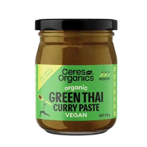 ceres organics organic vegan green thai curry paste