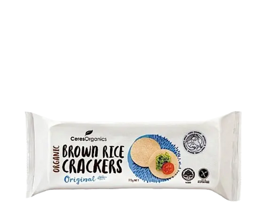 Brown Rice Crackers Original CERES ORGANICS