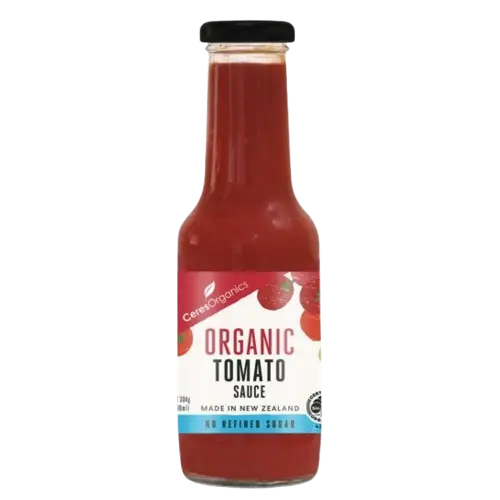 Organic Tomato Sauce - No Refined Sugar CERES ORGANICS