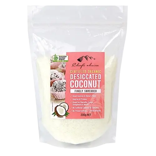 chefs choice certified organic preservative free coconut