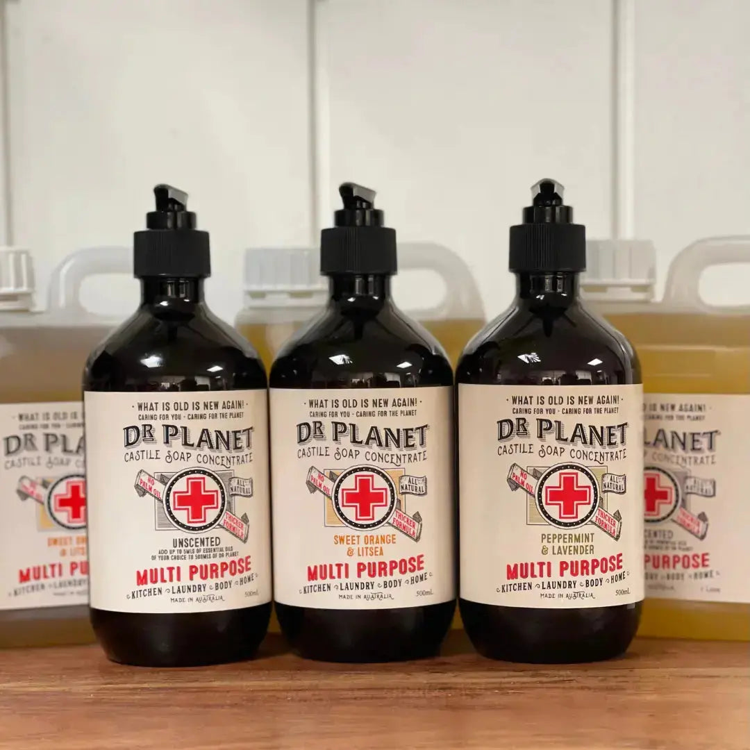 Dr Planet castile soap range