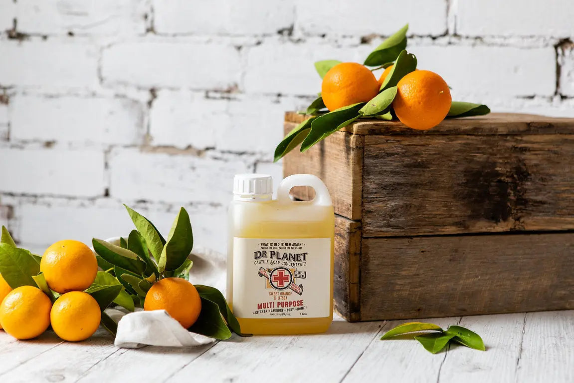 Castile Soap Concentrate - Sweet Orange and Litsea DR PLANET