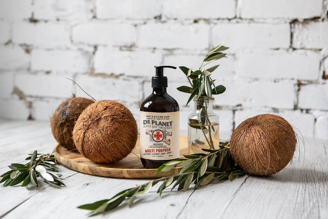 dr planet unscented castile soap litre bottle styled