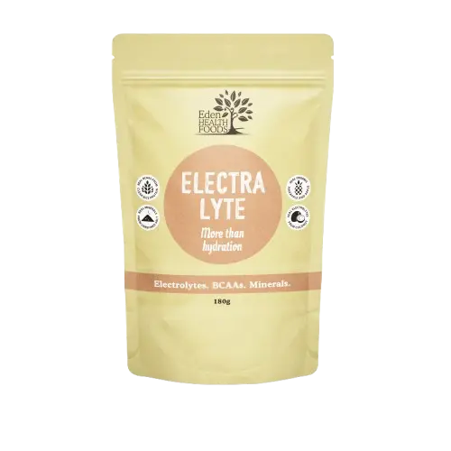 eden healthfoods electralyte drink pineapple and apple
