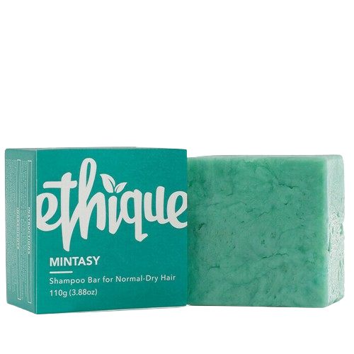 ethique mintasy solid shampoo bar without background