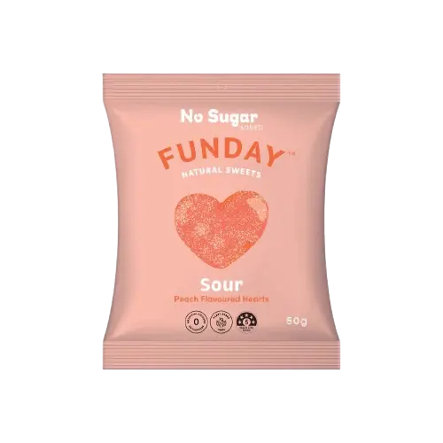 Sour Peach Hearts FUNDAY