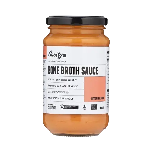 Gevity RX Bone broth sauce better belly bbq