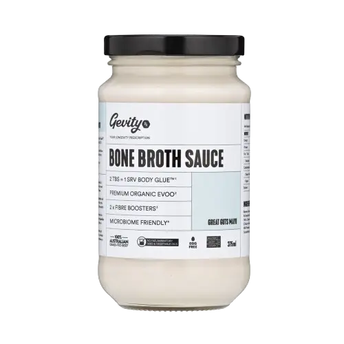 Gevity RX Bone Broth Sauce, Great Guts Mayo