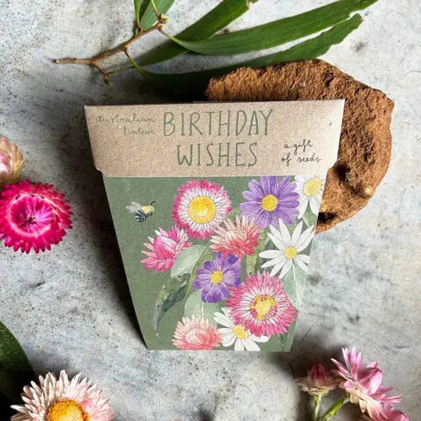 sow n sow, a gift of seeds, birthday wishes, australian natives, styles